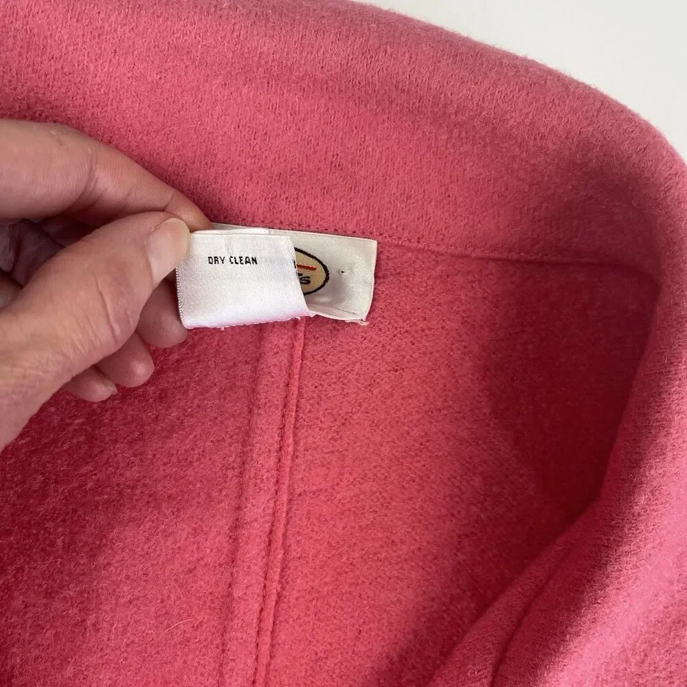 Vintage Talbots Wool Alpaca Knit Blazer M L Preppy Academia Old Money Heritage